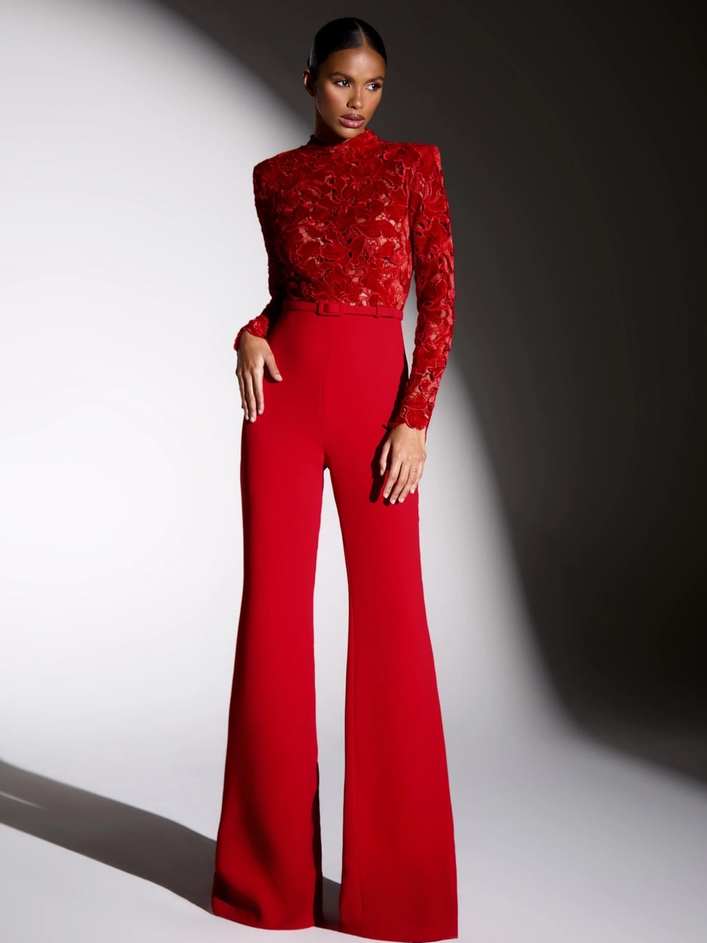 NWT Nadine Merabi Eleanor Red Jumpsuit